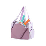 Maxbell Pickleball Racquet Handbag Portable Versatile Tennis Racket Tote for Fitness Purple