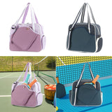 Maxbell Pickleball Racquet Handbag Portable Versatile Tennis Racket Tote for Fitness Purple
