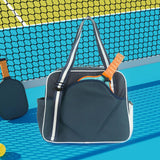 Maxbell Pickleball Racquet Handbag Portable Versatile Tennis Racket Tote for Fitness Blue