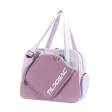 Maxbell Pickleball Racquet Bag Multipurpose Portable Racket Carrying Bag for Fitness Purple