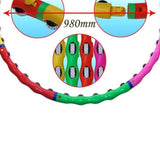 Maxbell Weighted Exercise Hoop Gymnastic Adjustable Circle for Home Gym Adults Women