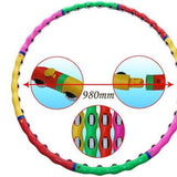 Maxbell Weighted Exercise Hoop Gymnastic Adjustable Circle for Home Gym Adults Women