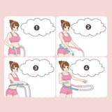 Maxbell Foldable Fitness Hoop Indoor Outdoor Workout Equipment for Travel Gym Office 2.6KG