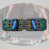 Maxbell Push up Board Strength Training Anti Slip Foldable Push up Bar for Men Women
