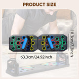 Maxbell Push up Board Strength Training Anti Slip Foldable Push up Bar for Men Women
