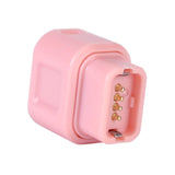 Maxbell 4 Pin to Type C Converter Supplies Repair Lightweight Men Women with Lanyard pink