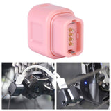 Maxbell 4 Pin to Type C Converter Supplies Repair Lightweight Men Women with Lanyard pink