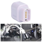 Maxbell 4 Pin to Type C Converter Supplies Repair Lightweight Men Women with Lanyard violet