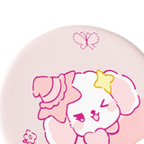 Maxbell Kids Swim Cap Cartoon Soft Silicone Shower Cap for Water Sports Beach Diving Pink