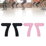 Maxbell Silicone Dumbbells 4.4lb Fitness Equipment Home Gym Non Slip Light Dumbbells Black