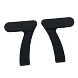 Maxbell Silicone Dumbbells 4.4lb Fitness Equipment Home Gym Non Slip Light Dumbbells Black