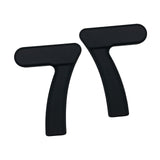 Maxbell Silicone Dumbbells 4.4lb Fitness Equipment Home Gym Non Slip Light Dumbbells Black