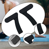 Maxbell Silicone Dumbbells 4.4lb Fitness Equipment Home Gym Non Slip Light Dumbbells Black