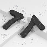 Maxbell Silicone Dumbbells 4.4lb Fitness Equipment Home Gym Non Slip Light Dumbbells Black