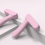 Maxbell Silicone Dumbbells 4.4lb Fitness Equipment Home Gym Non Slip Light Dumbbells Pink
