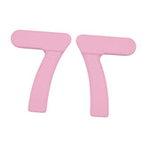 Maxbell Silicone Dumbbells 4.4lb Fitness Equipment Home Gym Non Slip Light Dumbbells Pink