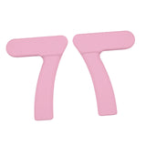 Maxbell Silicone Dumbbells 4.4lb Fitness Equipment Home Gym Non Slip Light Dumbbells Pink