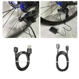 Maxbell Bike Charging Cable Alloy Stable 1 Meter Replacement for Road/Mountain Bikes USB