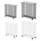 Maxbell Yoga Mat Storage Cart Accessories Supplies Rack for Garage Dormitory Workout Black and M