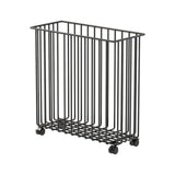 Maxbell Yoga Mat Storage Cart Accessories Supplies Rack for Garage Dormitory Workout Black and M