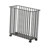 Maxbell Yoga Mat Storage Cart Accessories Supplies Rack for Garage Dormitory Workout Black and M