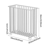 Maxbell Yoga Mat Storage Cart Accessories Supplies Rack for Garage Dormitory Workout Black and L