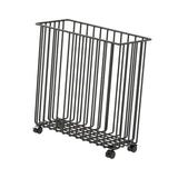 Maxbell Yoga Mat Storage Cart Accessories Supplies Rack for Garage Dormitory Workout Black and L