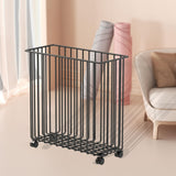 Maxbell Yoga Mat Storage Cart Accessories Supplies Rack for Garage Dormitory Workout Black and L