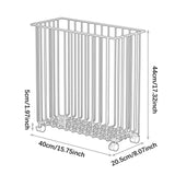 Maxbell Yoga Mat Storage Cart Accessories Supplies Rack for Garage Dormitory Workout White and M