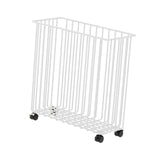 Maxbell Yoga Mat Storage Cart Accessories Supplies Rack for Garage Dormitory Workout White and L