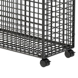 Maxbell Yoga Mat Storage Cart Accessories Rack for Resistance Bands Garage Dormitory Black