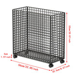 Maxbell Yoga Mat Storage Cart Accessories Rack for Resistance Bands Garage Dormitory Black
