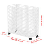 Maxbell Yoga Mat Storage Cart Accessories Rack for Resistance Bands Garage Dormitory White