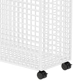 Maxbell Yoga Mat Storage Cart Accessories Rack for Resistance Bands Garage Dormitory White