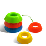 Maxbell 4x Sport Ball Stand Holders Versatile Space Saving Basketball Display Stands Orange