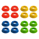 Maxbell 4x Sport Ball Stand Holders Versatile Space Saving Basketball Display Stands Orange