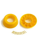 Maxbell 4x Sport Ball Stand Holders Versatile Space Saving Basketball Display Stands Orange