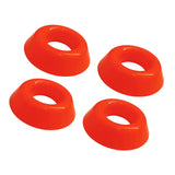 Maxbell 4x Sport Ball Stand Holders Versatile Space Saving Basketball Display Stands Orange