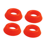 Maxbell 4x Sport Ball Stand Holders Versatile Space Saving Basketball Display Stands Orange