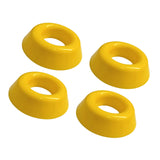 Maxbell 4x Sport Ball Stand Holders Versatile Space Saving Basketball Display Stands Yellow