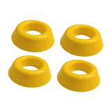 Maxbell 4x Sport Ball Stand Holders Versatile Space Saving Basketball Display Stands Yellow