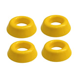 Maxbell 4x Sport Ball Stand Holders Versatile Space Saving Basketball Display Stands Yellow