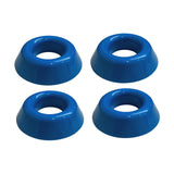 Maxbell 4x Sport Ball Stand Holders Versatile Space Saving Basketball Display Stands Blue