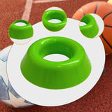 Maxbell 4x Sport Ball Stand Holders Versatile Space Saving Basketball Display Stands Green