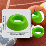 Maxbell 4x Sport Ball Stand Holders Versatile Space Saving Basketball Display Stands Green