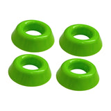 Maxbell 4x Sport Ball Stand Holders Versatile Space Saving Basketball Display Stands Green