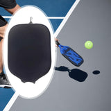 Maxbell Neoprene Pickleball Racket Cover Portable Gift Racket Cover Case for Outdoor Black