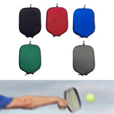Maxbell Neoprene Pickleball Racket Cover Portable Gift Racket Cover Case for Outdoor Black