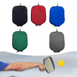 Maxbell Neoprene Pickleball Racket Cover Portable Gift Racket Cover Case for Outdoor Black