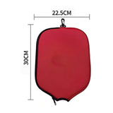 Maxbell Neoprene Pickleball Racket Cover Portable Gift Racket Cover Case for Outdoor Red